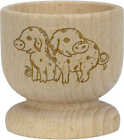 'Piglets' Wooden Egg Cup (EC00005762)
