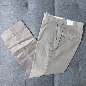 Vintage Huntington Pants Men 38x30.5 Tan Cuffed Hem Deadstock Velveteen - Picture 1 of 14
