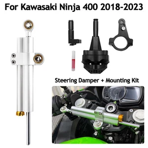 Für Kawasaki 2018-23 Ninja 400 Lenkungsdämpfer Montagewinkel Steering Damper Kit - Bild 1 von 24