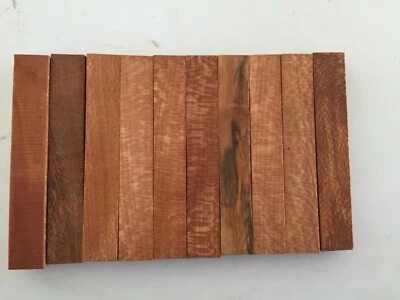 Sycamore Wood Pen Blanks 3/4 x 3/4 x 5" - 10 pieces-  Exotic Wood - #CA-12 - Image 1 of 4
