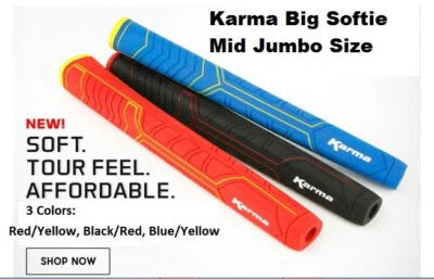 Empuñadura de putter Karma Big Softie Mid Jumbo material de goma suave 3 colores  Foto 1 de 4