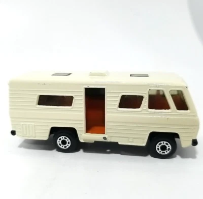 Vintage Matchbox Lesney Superfast Mobile Home 1980 England Off White #54 - Image 1 of 4