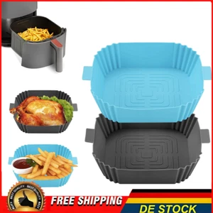 2 Stück Silikonform Für Heißluftfritteuse 3-5L Airfryer Zubehör Silikon Backform - Bild 1 von 20