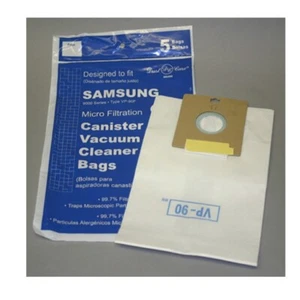 5 Samsung Vacuum Bags For 9000 Series, Type VP-90F Canister (A3) - Picture 1 of 1