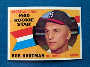 1960 TOPPS BASEBALL SPORT MAGAZINE ROOKIE STAR BOB HARTMAN #129 (NM) - Picture 1 of 2