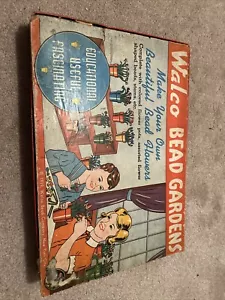 Kit artesanal vintage Walco Bead Gardens #2100 macetas coloridas 1939 - Imagen 1 de 3
