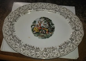 Royal Queen Platter First Quality Original George And Martha 22 kt Gold - Picture 1 of 3