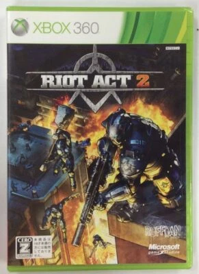Microsoft Xbox 360 Riot Act 2 Japan Version Unopened 4302 SP - Image 1 of 2