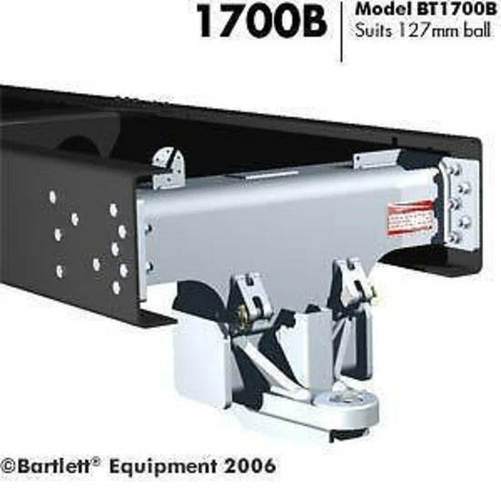Tow Bar to Suit 127mm Bartlett Ball 21500kg With Bolt Kit Inside Bt1700b-21.5t