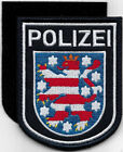 Polizei altes 90er Klett Abzeichen  THÜRINGEN Patch Polizeiabzeichen  EISENACH