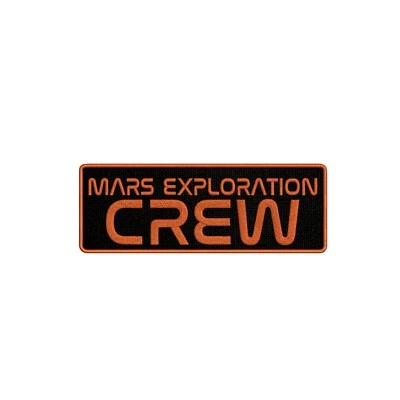 Mars Stars Solar System Explorer Embroidered Iron-On Patch Cosplay Uniform DIY - Image 1 of 4