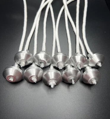 10 soportes para mechas para botellas de licor | 1 1/4" de ancho | mechas de 8" | Kit de mechas para botellas de licor Foto 1 de 4