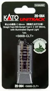Kato 20-064 N Unitrack 66mm Lighted Bumper Type C - Picture 1 of 2