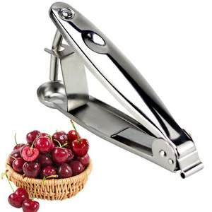 Desbrozador de cerezas desbrozador de aceitunas herramienta de acero removedor de granos de cereza herramienta - Imagen 1 de 10