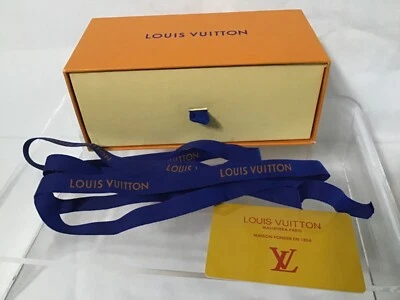 Louis Vuitton Gafas Vacías Naranja Cajón Caja y 62" Cinta Regalo Foto 1 de 4