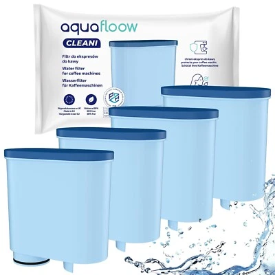 4er Pack Wasserfilter AquaFloow kompatibel mit Saeco Philips AquaClean CA6903/10