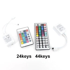 DC 12V RGB IR Remote Controller Led Strip light 24 44 Keys adjustable switch - Picture 1 of 9