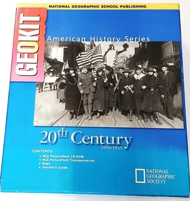Geokit American History 20th Century Immigration National Geographic Home School - Image 1 of 4