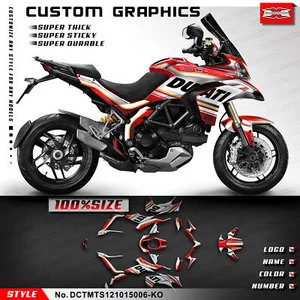 Motorcycle Graphics Wrap for Multistrada 1200 2010 2011 2012 2013 2014 - Picture 1 of 8