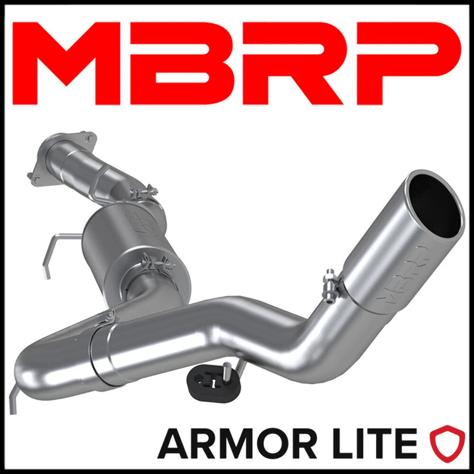Sistema de exaustão MBRP Armor Lite Cat-Back 07-10 Silverado Sierra 2500 3500 6.0L - Imagem 1 de 2