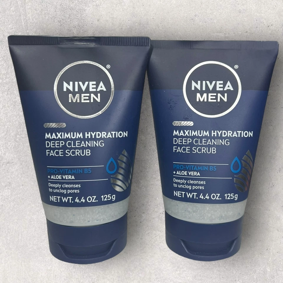 Nivea Men Deep Cleaning Face Scrub 4.4 0z