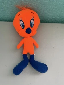 Peluche Warner Bros. Looney Tunes Neon Tweety Bird 11" fabbrica di giocattoli - Foto 1 di 4