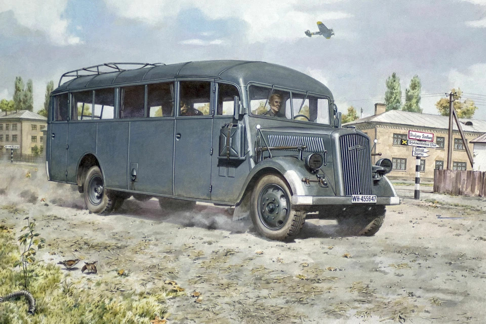Roden 720 - 1:72 Opel Blitz Bus 3.6-47 Tipo W39 Ludewig - Nuovo - Immagine 1 di 1