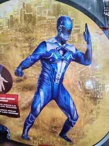 XX 65522 Blue Power Ranger Skin Body Suit Men Costume Disguise - Picture 1 of 1