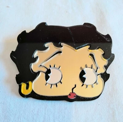1985 3D Betty Boop Pin/Mirror Face 3 1/2 x 3 - Image 1 of 4