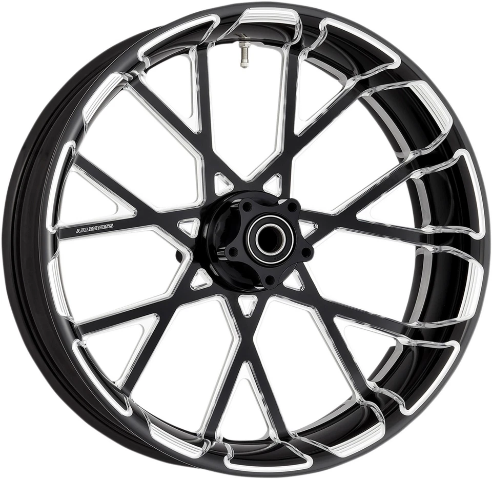 Arlen Ness 18" x 5.5" Procross Forged Black Rear Wheel w/Hub (10101-203-6501) - Imagem 1 de 1