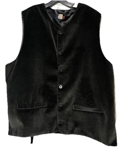 Men's Vintage Sweater Vest REPP LTD Button Up Size XLT Cotton Striped Front - Picture 1 of 10