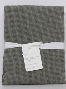 Pottery Barn European Flax Linen Waffle sSams Set of 3, King Loden NWT - Picture 1 of 6