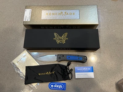 Benchmade Bugout 535-191 Gold Class Damasteel Carbon Fiber #696 - Image 1 of 4