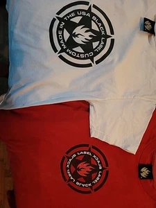 Red & White Black Label Skateboarding Rare Vintage Tees S - Picture 1 of 5