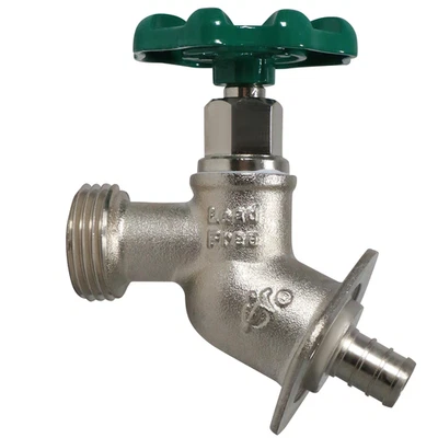 10 шт. XFITTING 1/2 дюйма Pex x 3/4 GHT Sillcock, латунь без свинца - Изображение 1 из 4