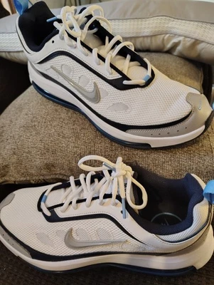 Size 11.5 - Nike Air Max AP White University Blue Worn Once Indoors LOOK - Image 1 of 4
