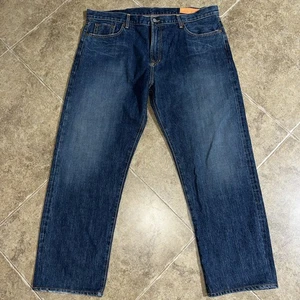 Jean Shop Mens Rocker Dark Heavy Denim Selvedge Straight Leg 42Lx30 Prototype - Picture 1 of 9