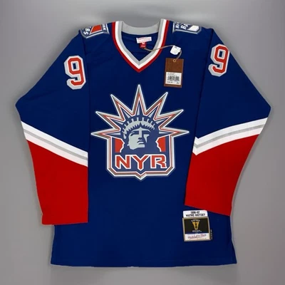 Camiseta deportiva para hombre Mitchell & Ness New York Rangers Wayne Gretzky 1996/97 - GRANDE NUEVA CON ETIQUETAS Foto 1 de 3