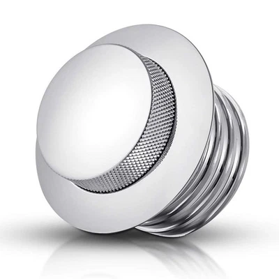 Chrome Flush Pop Up Reservoir Gas Cap Vented Fuel Tank Fits For Harley Davidson Foto 1 de 4