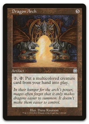 Dragon Arch #135 (LP) Apocalypse APC Magic MTG - Image 1 of 2