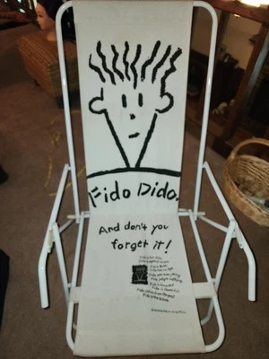 Silla de playa Fido Dido vintage años 80 90 excelente estado Foto 1 de 4