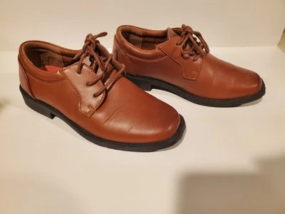 Josmo Boys Classic Comfort Dress Wing-tip Oxford Shoe Size 13 Brown - Image 1 of 4