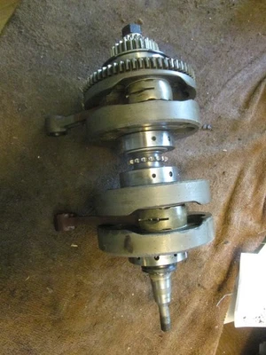 Yamaha XS 650 XS650 1980 bielas del cigüeñal engranajes buen eje del cigüeñal Foto 1 de 4