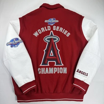 Los Angeles Angels 2002 World Series Champions Varsity VTG Jacket XXL G-III MLB - Image 1 of 4
