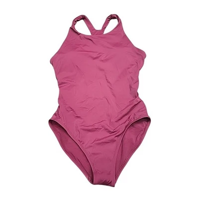 Traje de baño de una pieza TYR para mujer UPF 50+ talla X-pequeña rojo vino playa crucero traje de baño Foto 1 de 4