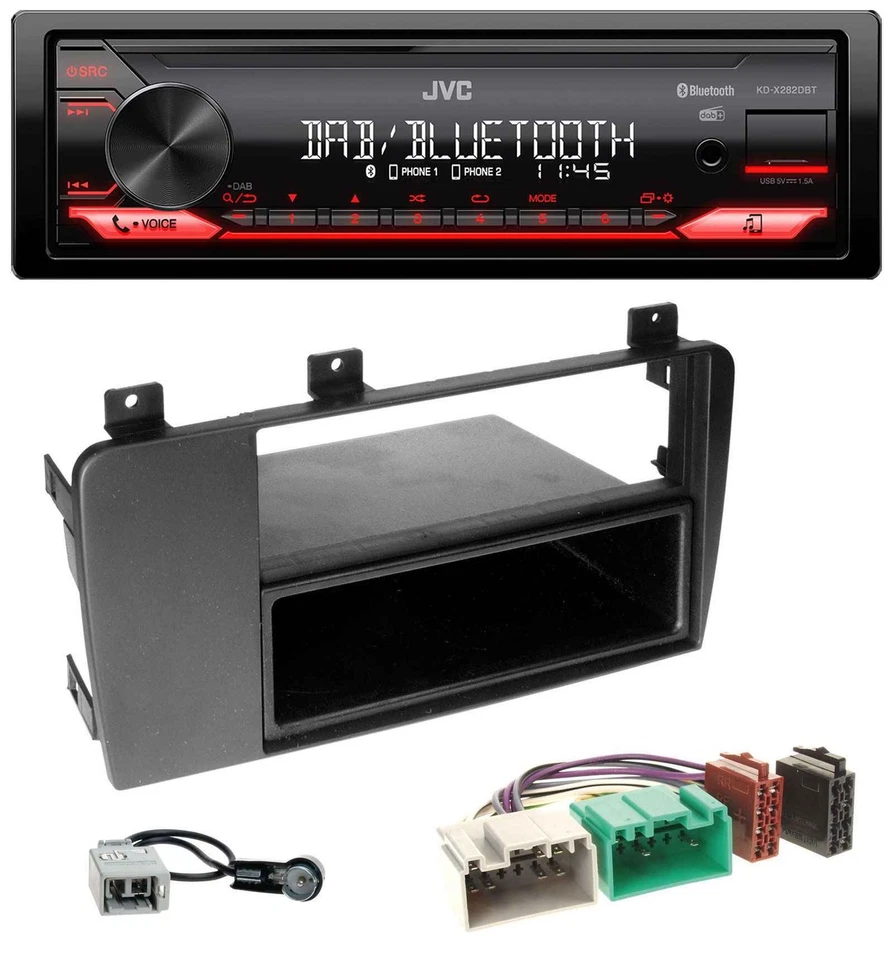 JVC Bluetooth USB DAB MP3 Autoradio für Volvo S60, V70, XC70 (04-09) - Bild 1 von 4