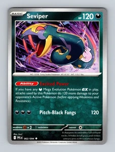 Pokemon TCG - Phantasmal Flames (ME02)  (PFL) Seviper - #062/094 - Picture 1 of 2