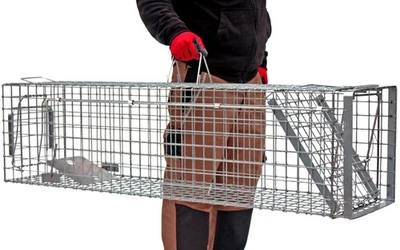 HARDY 120x34x34 cm Fuchsfalle Waschbärfalle Katzenfalle Marderfalle Biber Falle