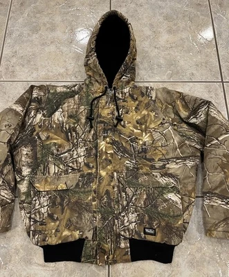 Men's Large Walls Legend Insulated Work Hooded Jacket Realtree Xtra Camo Canvas - Image 1 of 4
