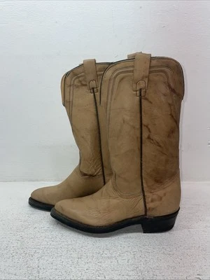 Novas botas de caubói da marca Youth Brown Texas. 4844 5 M. 2-164 - Imagem 1 de 4